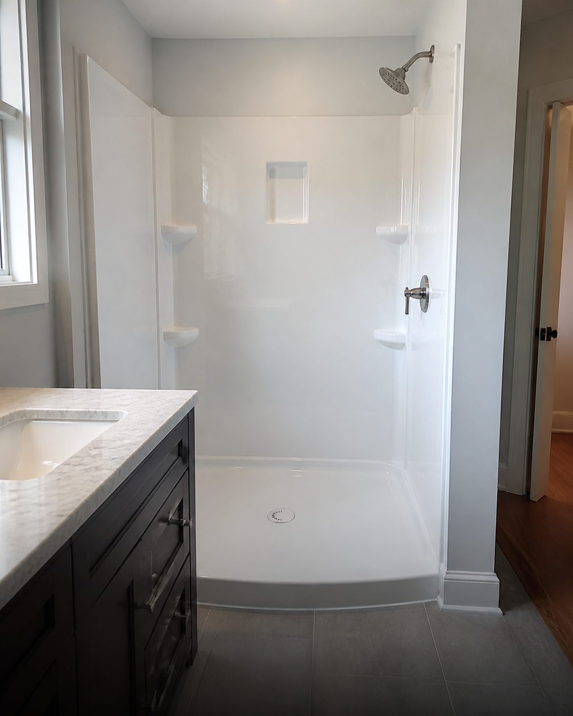 Shower Refinishing project by Renov8 Charlotte